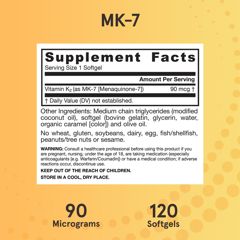 Jarrow Formulas etiqueta nutricional con información de 90 mcg por dosis
