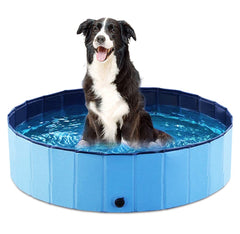 Jasonwell vista frontal de la piscina plegable mostrando diseño portátil y capacidad