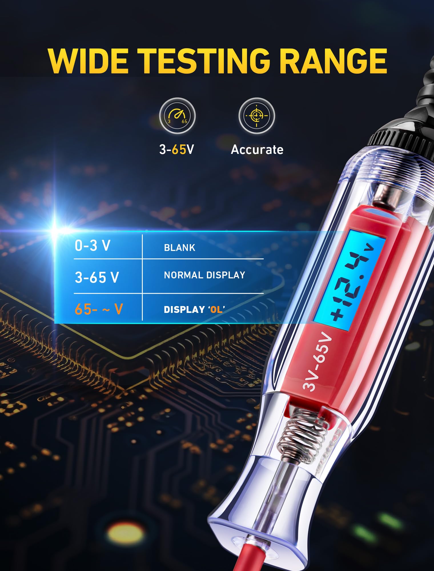 JASTIND sonda de acero inoxidable perforando aislamiento para acceso a contactos
