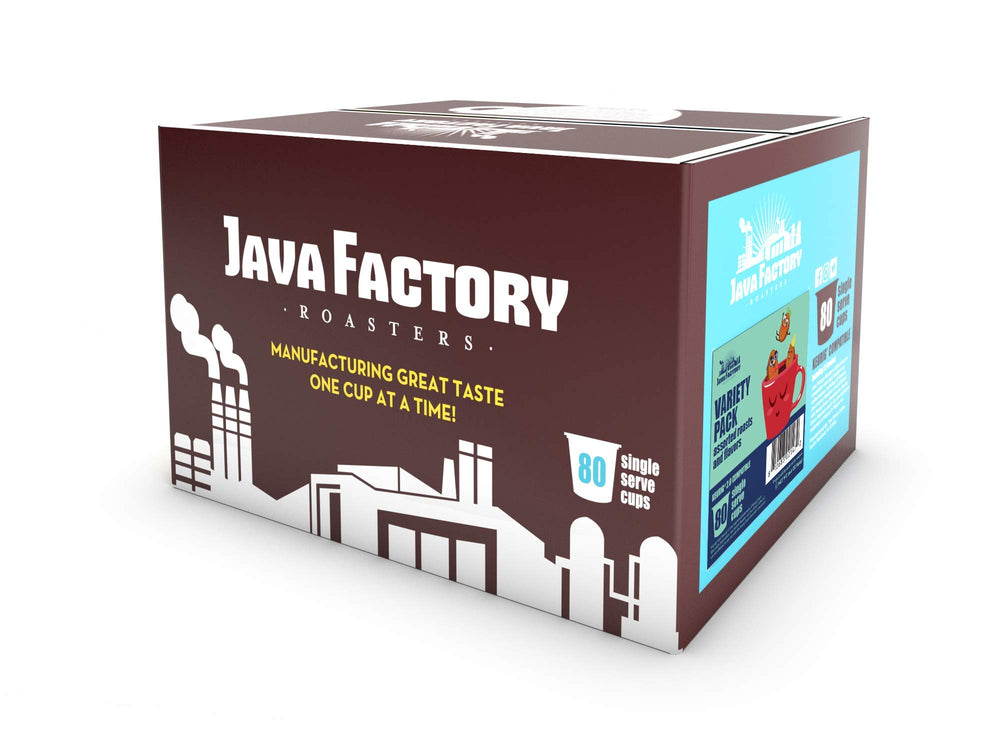 Java Factory textura del café molido dentro de la cápsula para aroma intenso