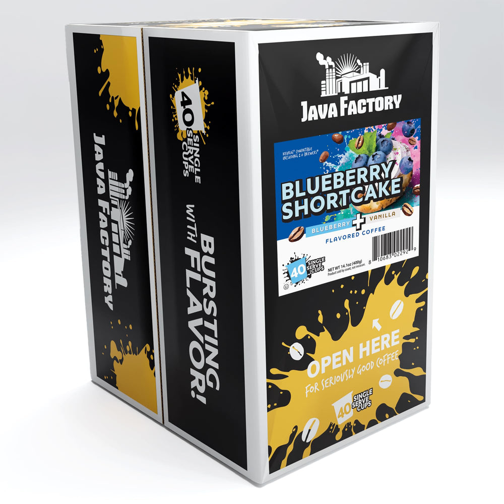 Java Factory close-up pod and label detail showing recyclable pod and Kosher certification