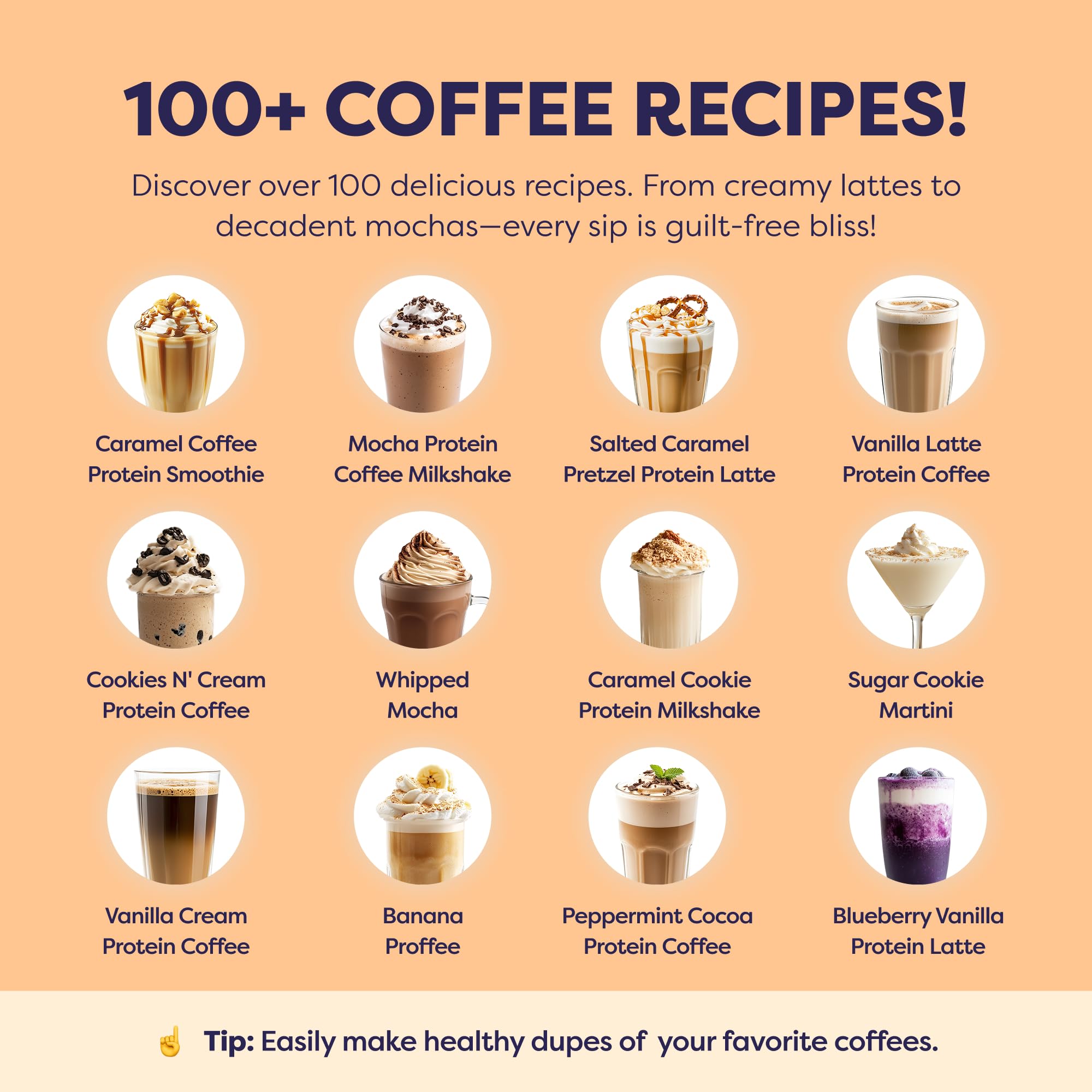 Javvy escena de desayuno con iced coffee proteico energizante