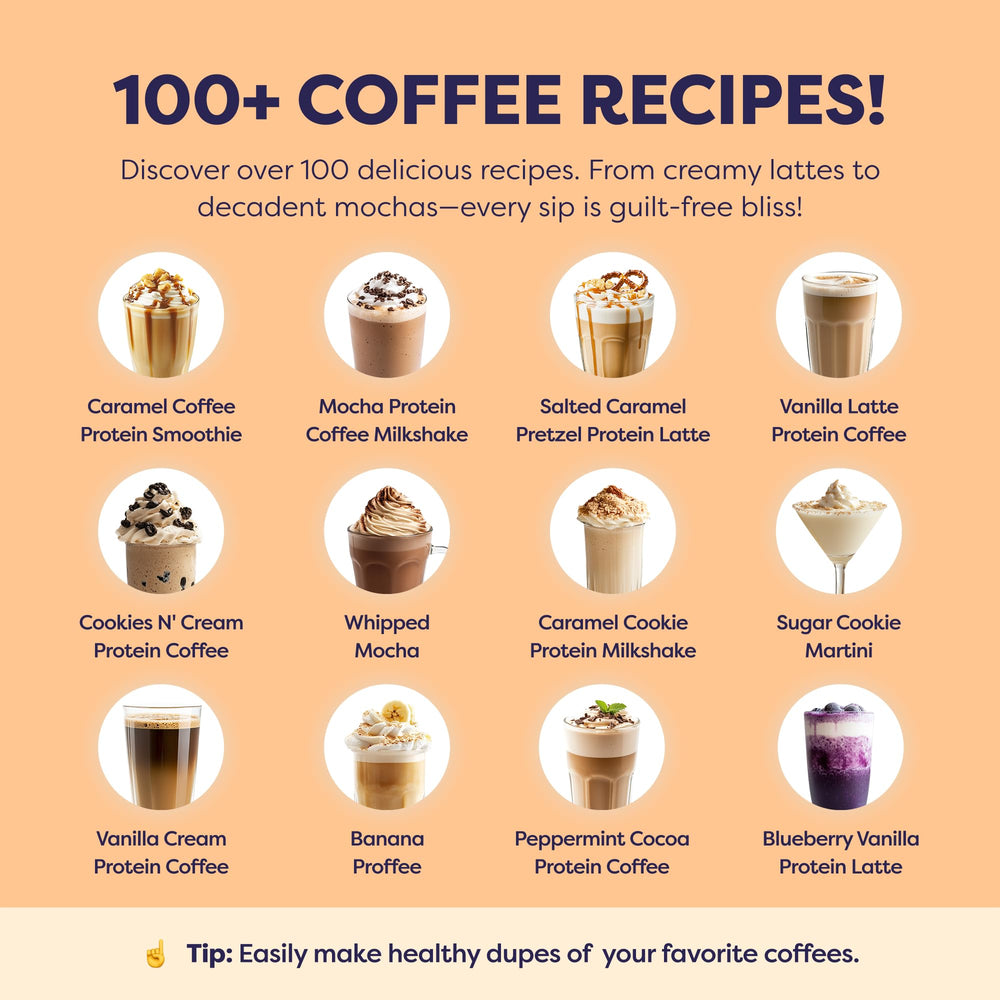 Javvy escena de desayuno con iced coffee proteico energizante