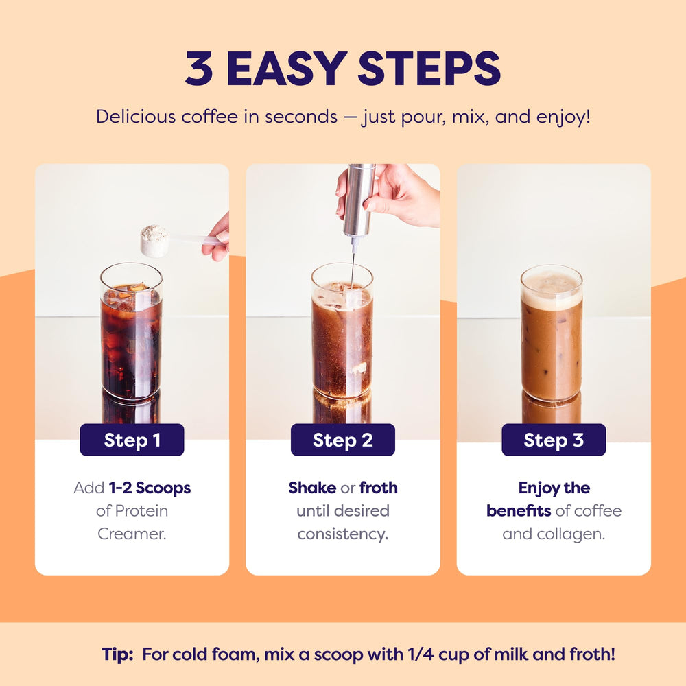 Javvy label view highlighting collagen, MCT oil, and clean ingredients
