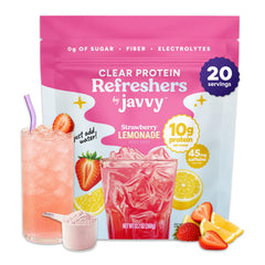 Javvy front packaging showing product benefits and zero sugar