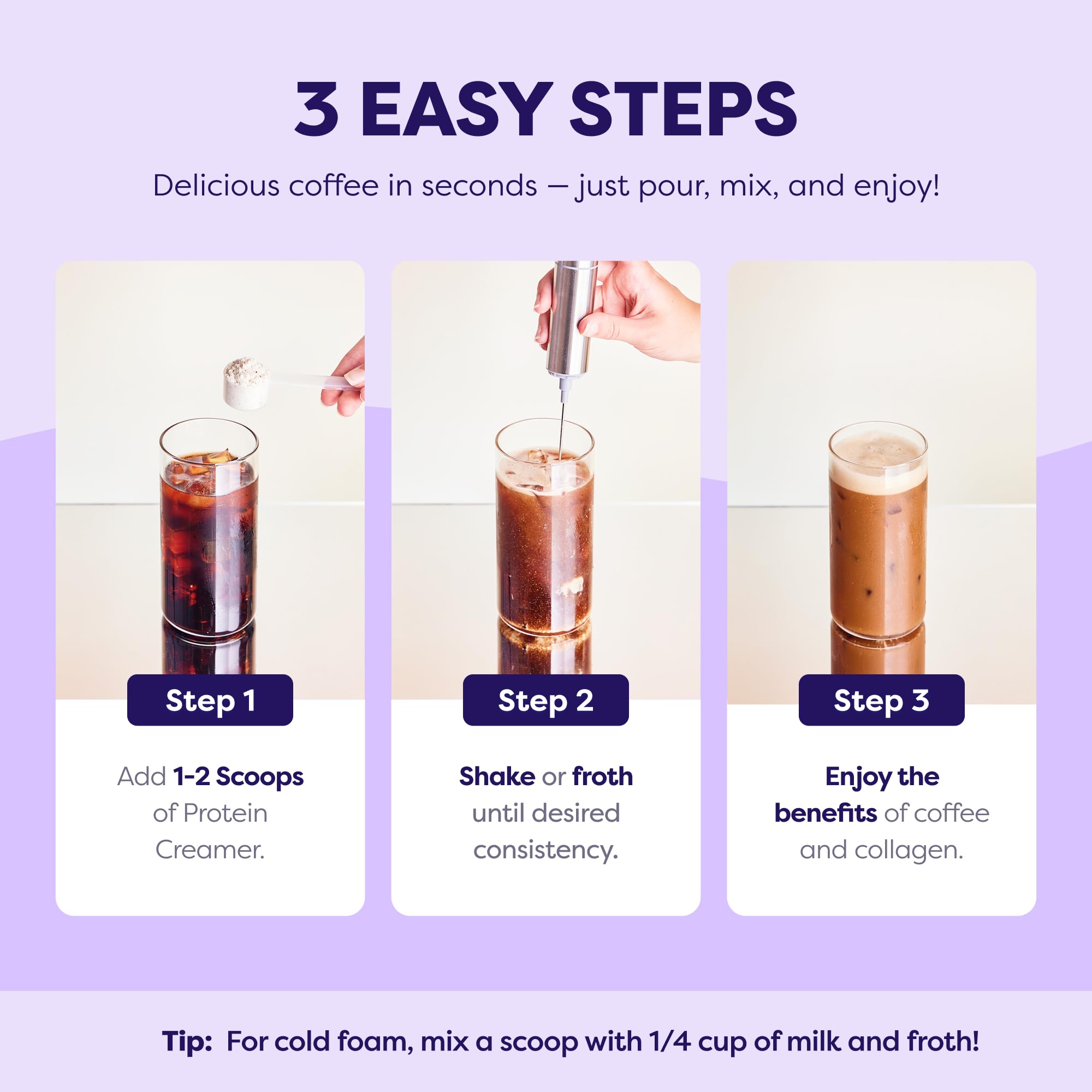 Javvy incorporado en smoothie verde como alternativa proteica deliciosa