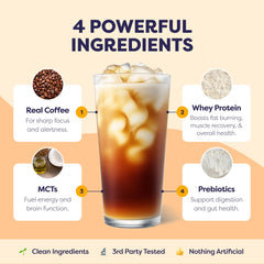 Javvy vaso de cold brew con mezcla disuelta sin grumos