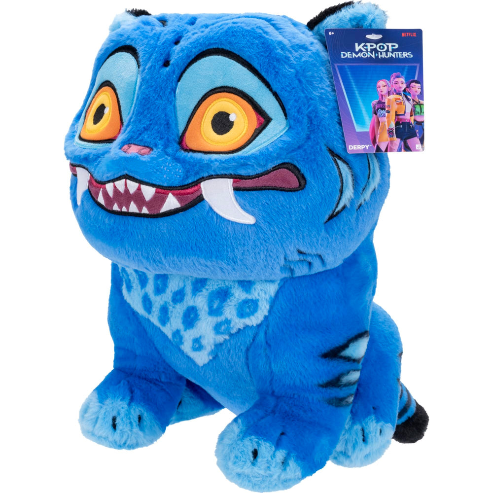 Jazwares Derpy Tiger etiqueta oficial que confirma autenticidad del producto