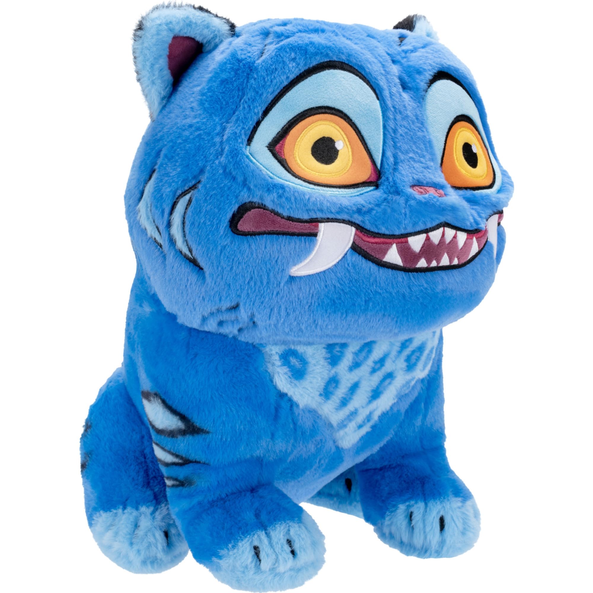 Jazwares Derpy Tiger detalle de textura ultra suave que invita a abrazar