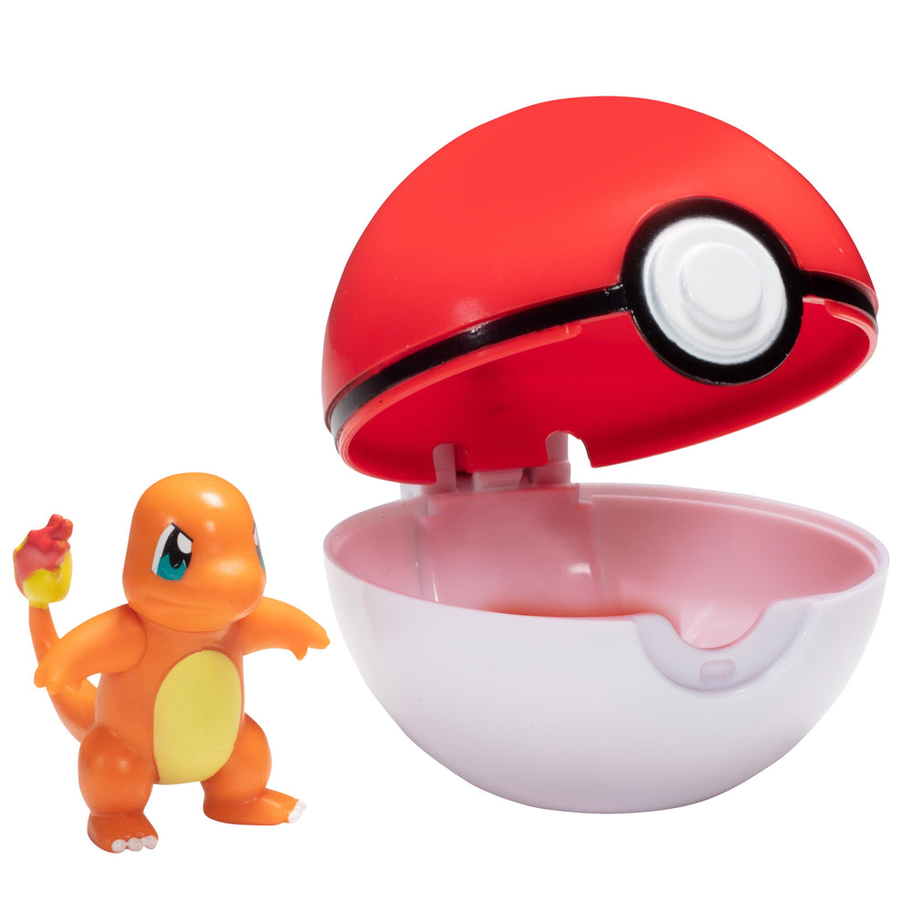 Jazwares primer plano de Bulbasaur Squirtle Charmander, detalle y calidad de figuras