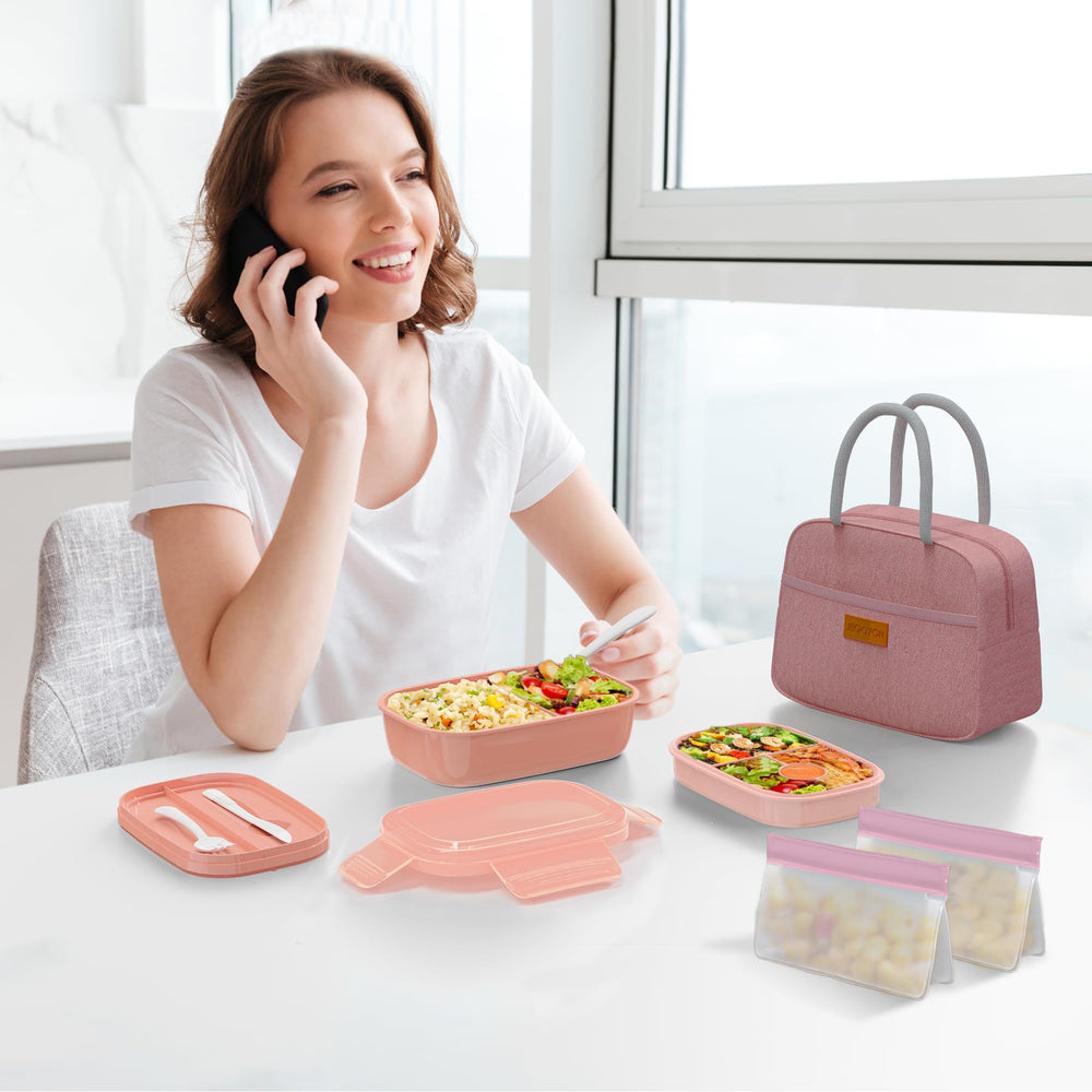 JBGOYON dos bolsas reutilizables de 500 ml para snacks o frutas