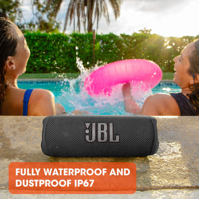 JBL Flip 6 passive radiator detail emphasizing enhanced bass