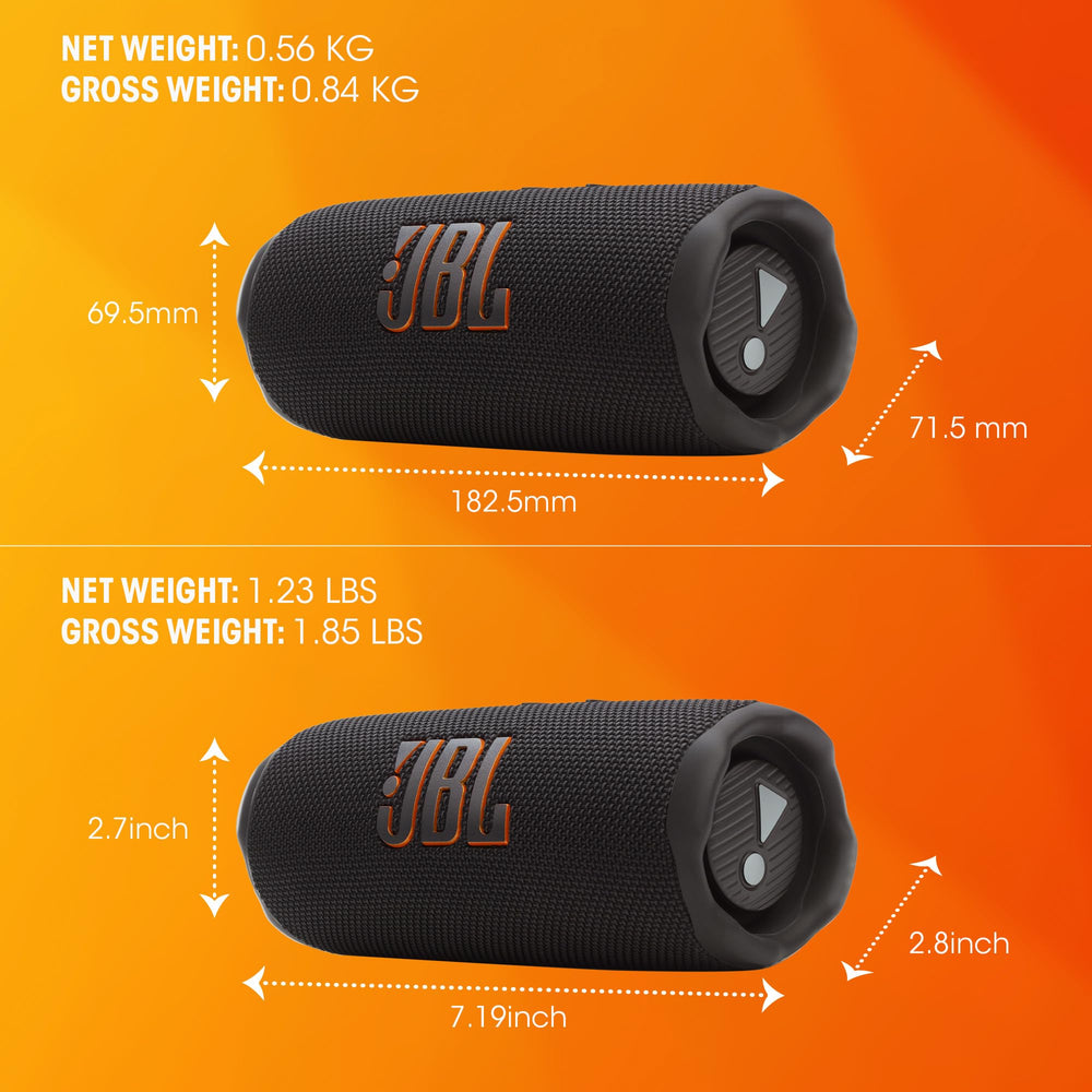 JBL Flip 7 connected via USB-C for lossless audio playback when supported