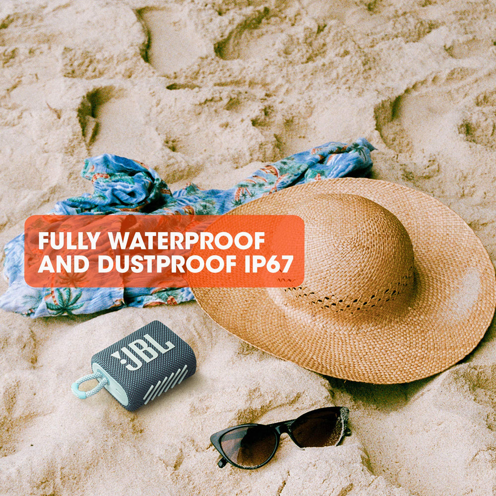 JBL Go 3 integrated loop detail for easy carrying and attachment convenience