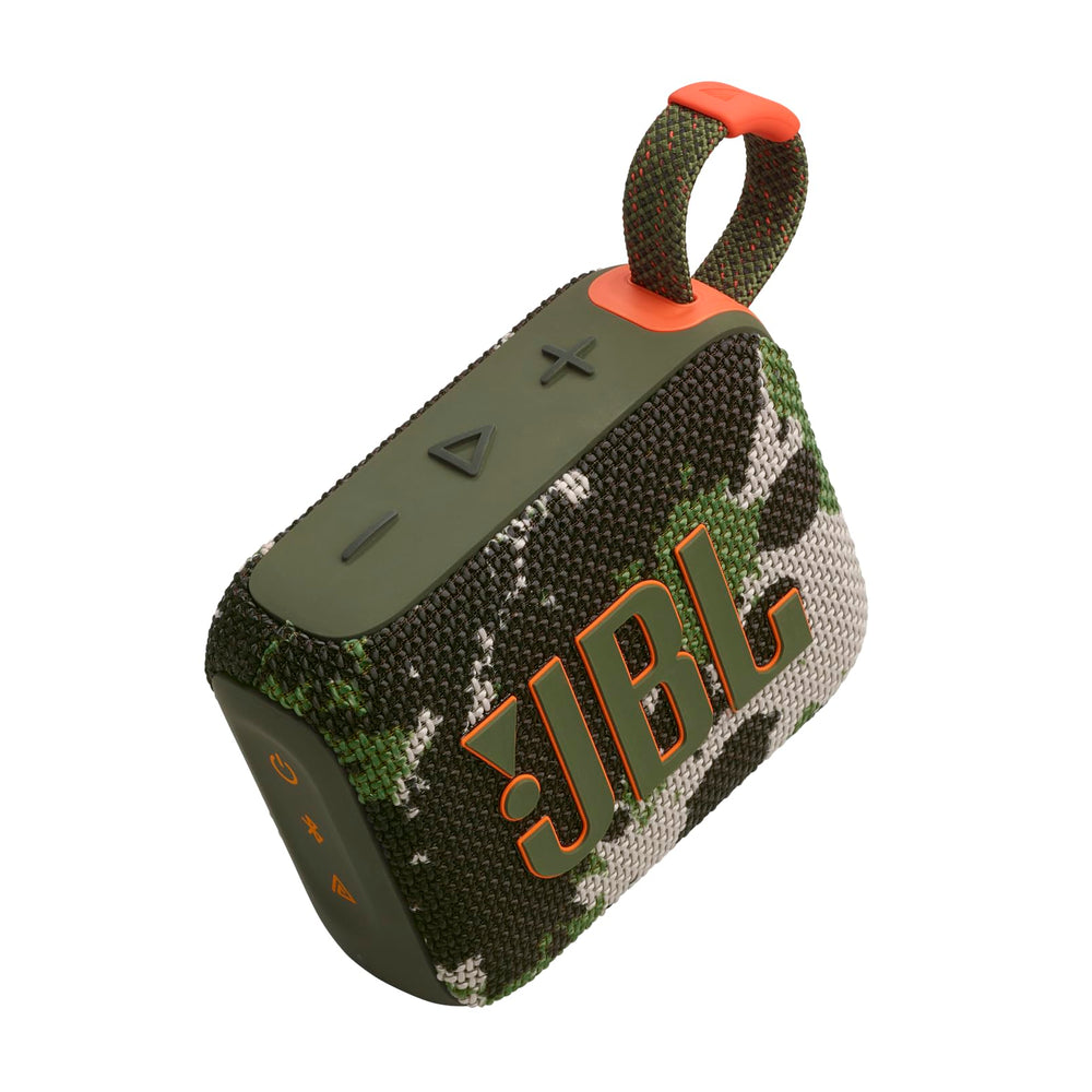 JBL Go 4 ports and controls image showing simple charging and playback control