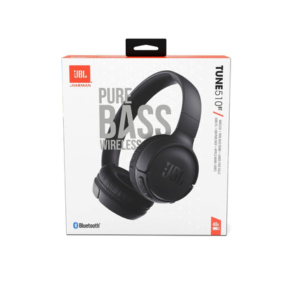 JBL Tune 510BT earcup controls close-up for effortless call and playback control