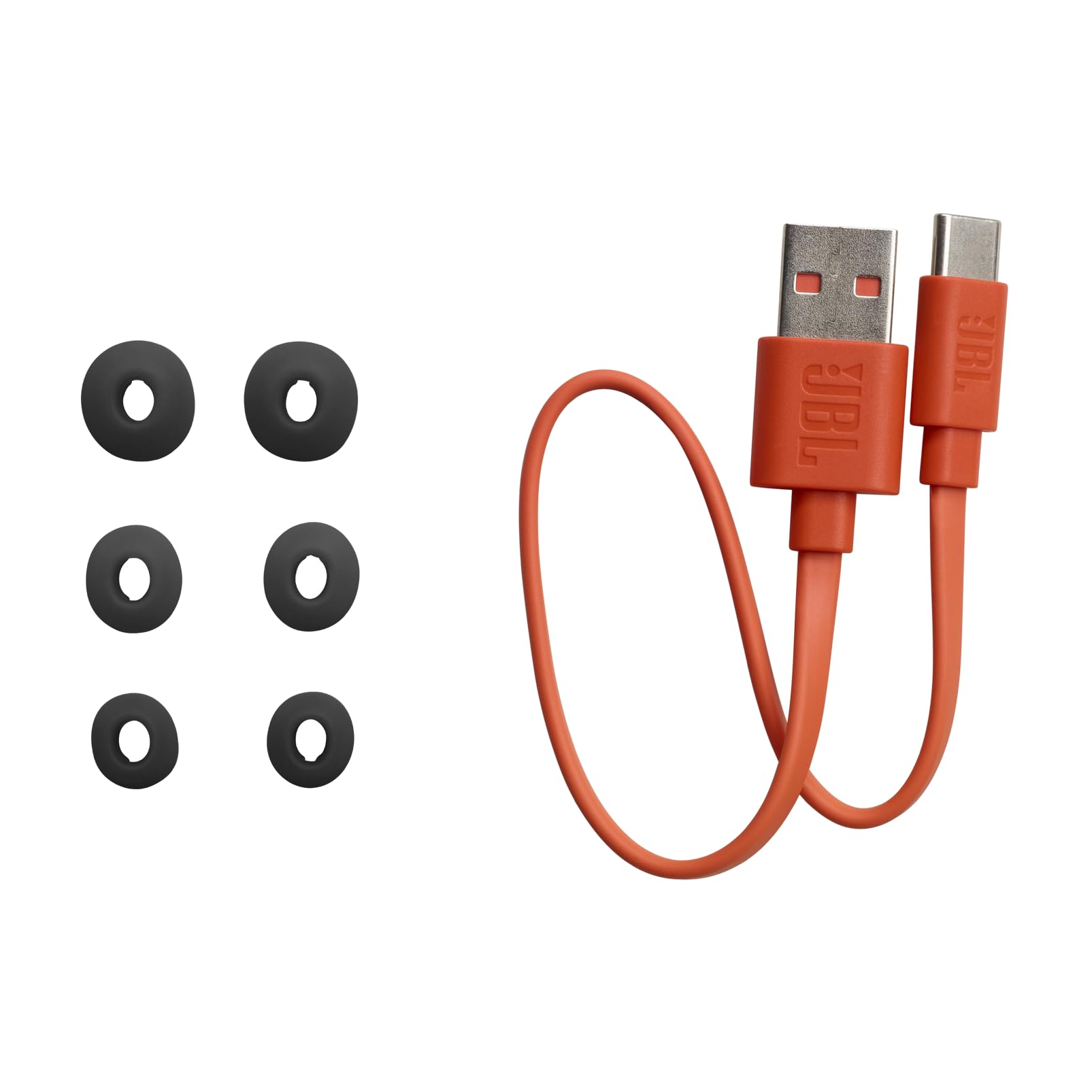 JBL Vibe Buds en uso durante ejercicio con ajuste seguro y resistencia