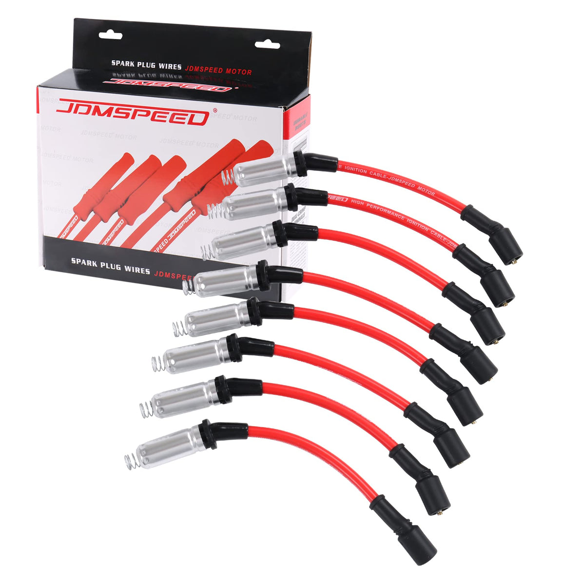 JDMSPEED frente del paquete con cables de encendido, confianza y ajuste directo