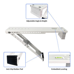 JEACENT side profile with AC unit demonstrating weight transfer benefit
