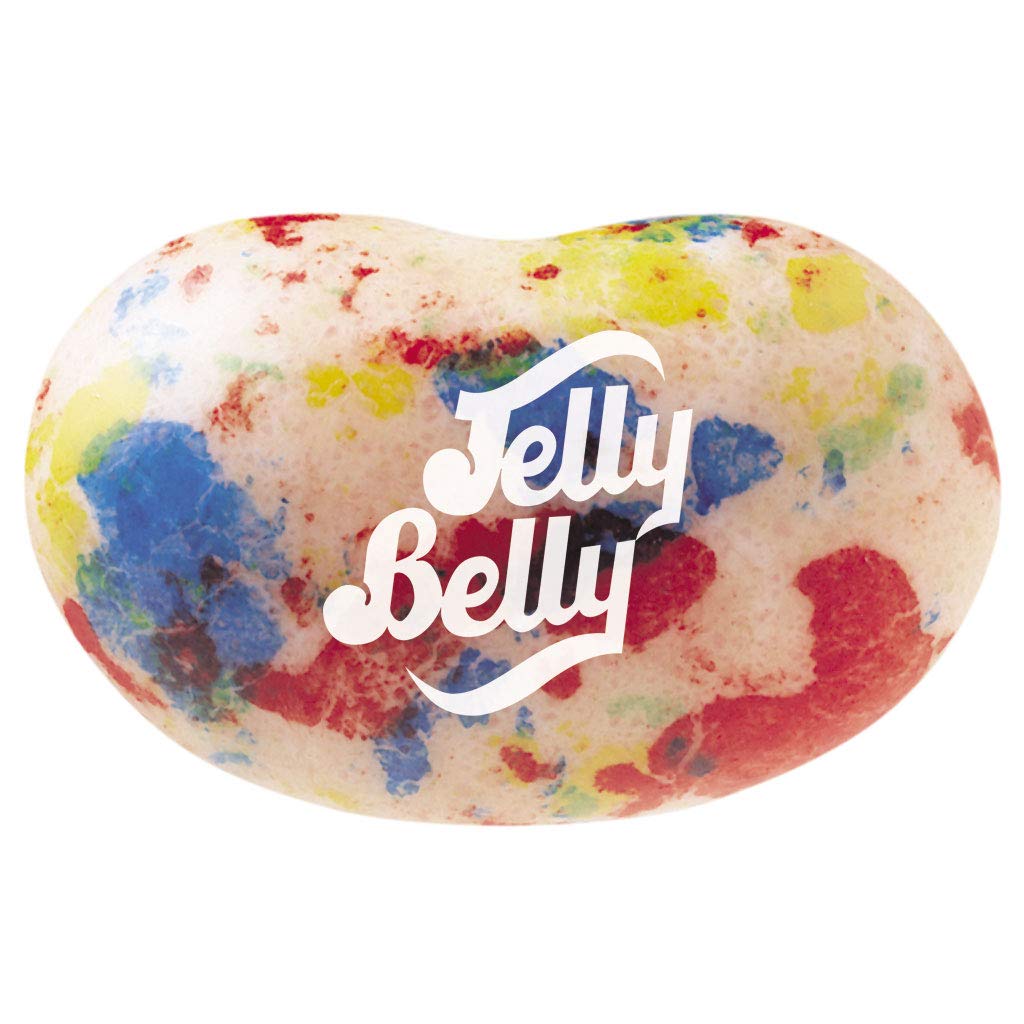 Jelly Belly primer plano de moteado en frijoles que resalta su aspecto colorido