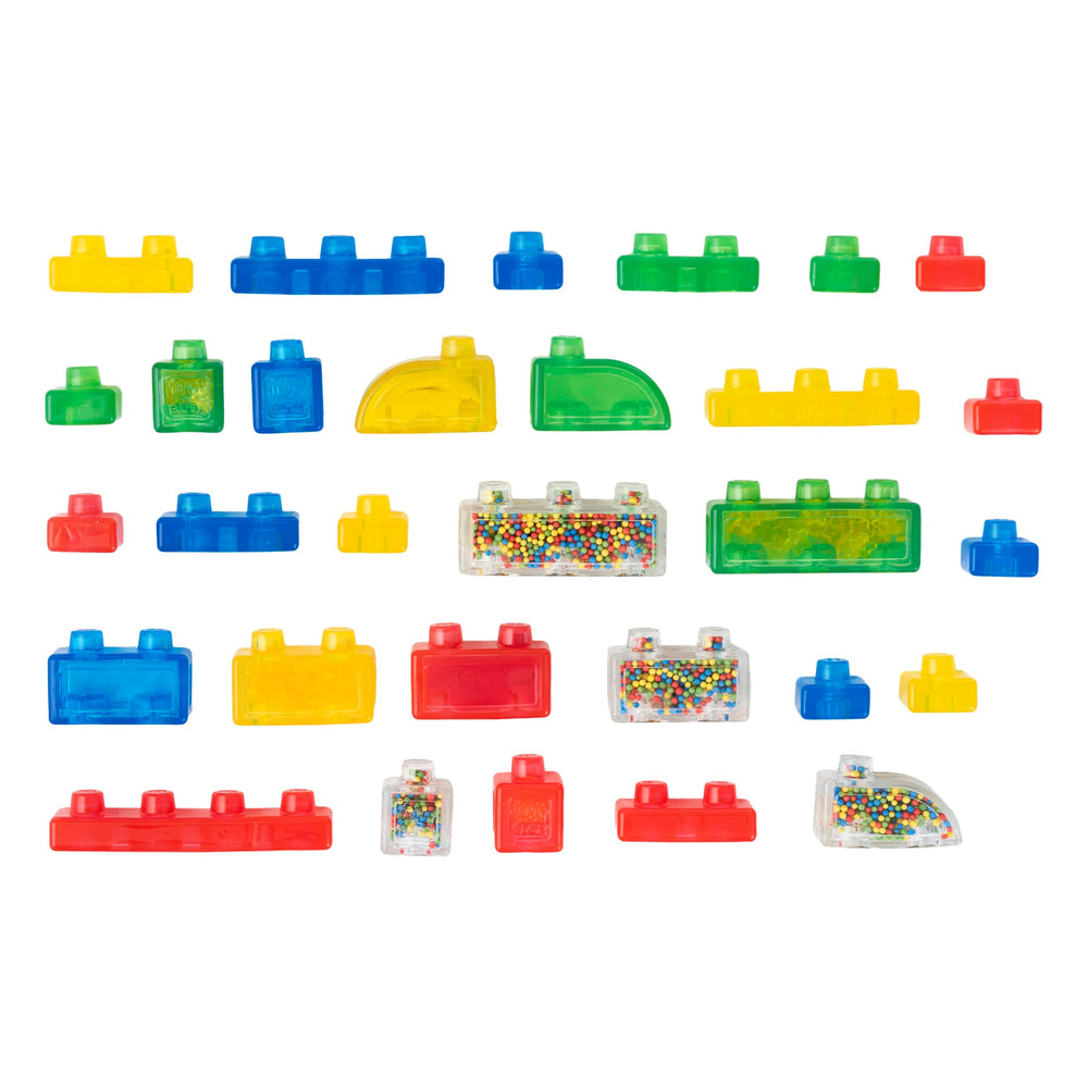 Jelly Blox textura en primer plano que muestra material blando y seguro