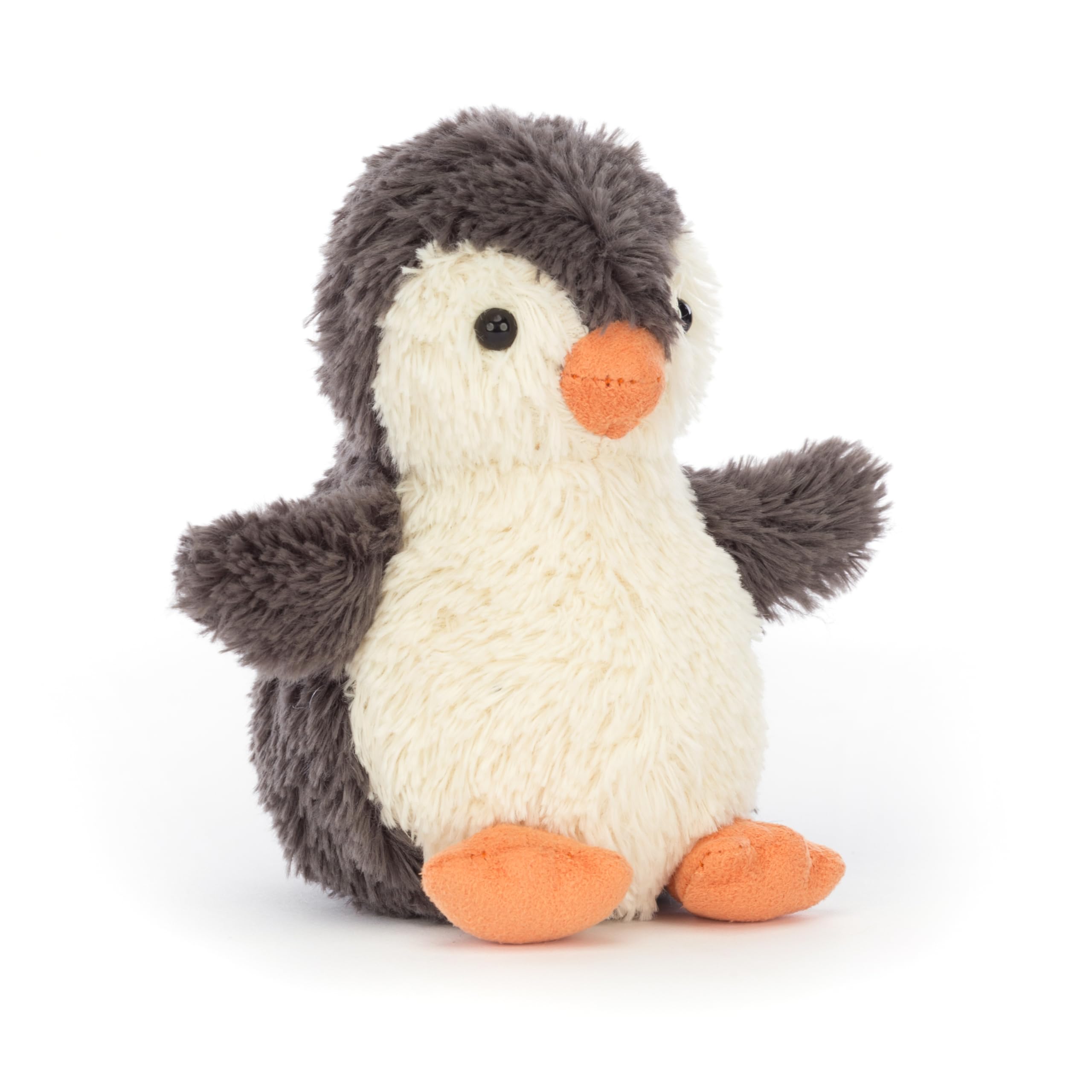 Jellycat Peanut Penguin vista frontal mostrando diseño acogedor y simpatía