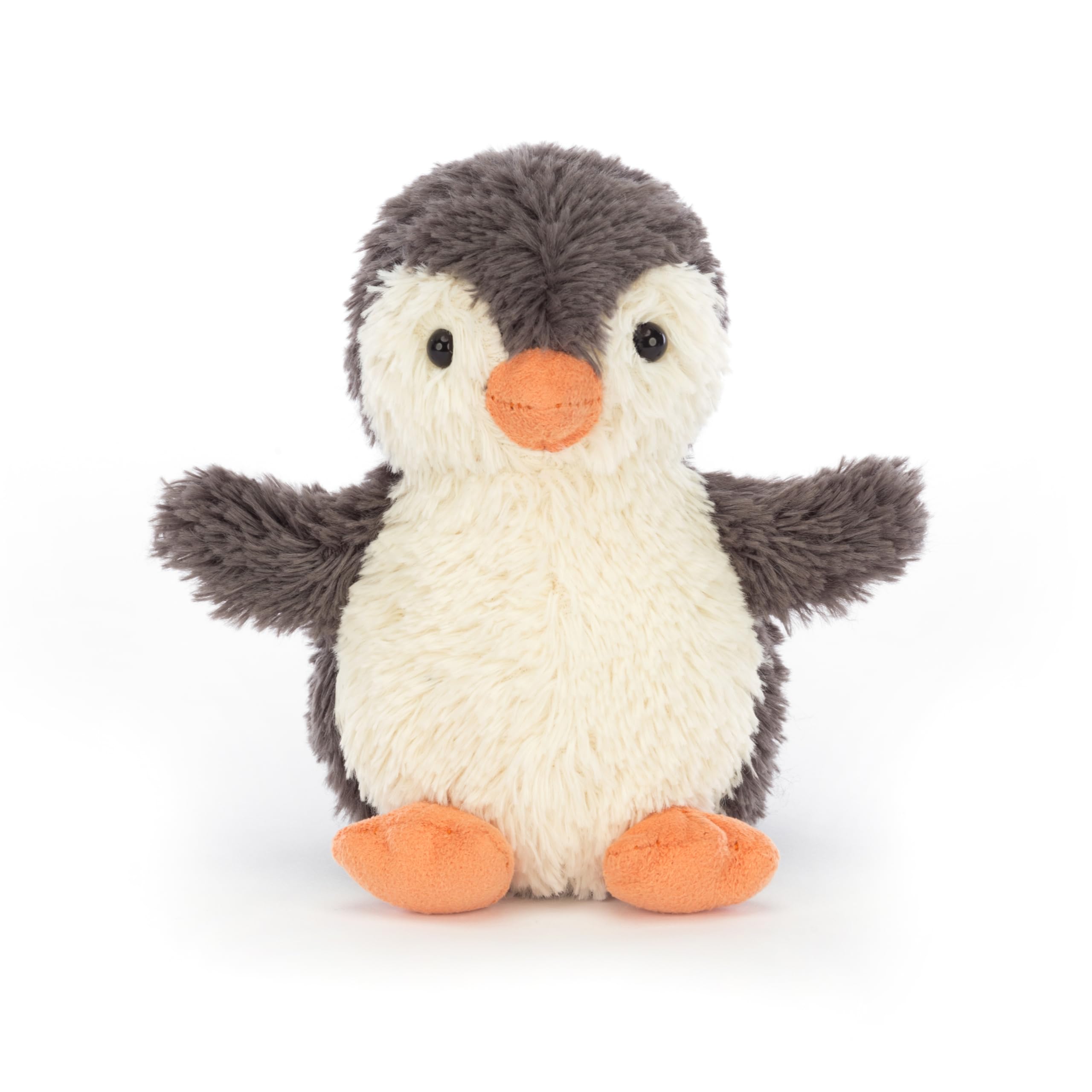 Jellycat Peanut Penguin primer plano de textura suave que invita a abrazar