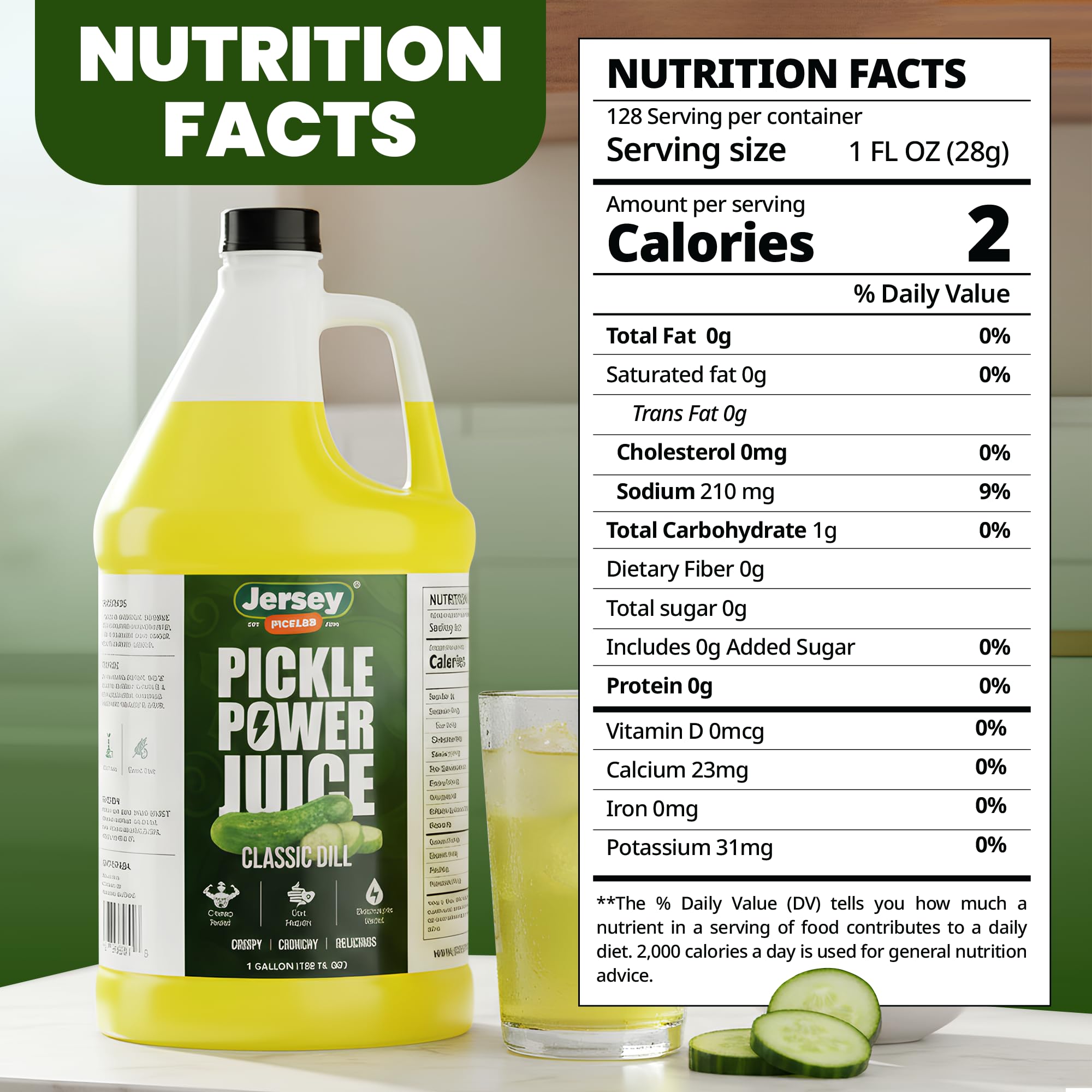 Jersey Pickles garrafa junto a mano para comparar escala y capacidad