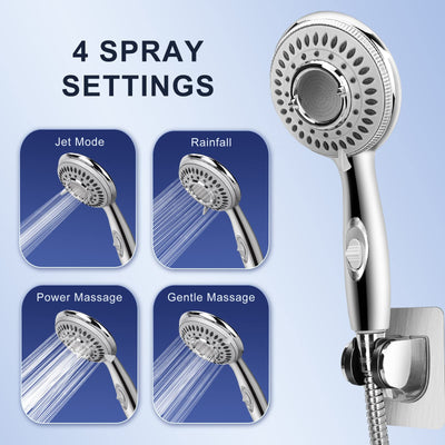 JIEYUMJ spray face illustrating four spray modes for versatile cleaning