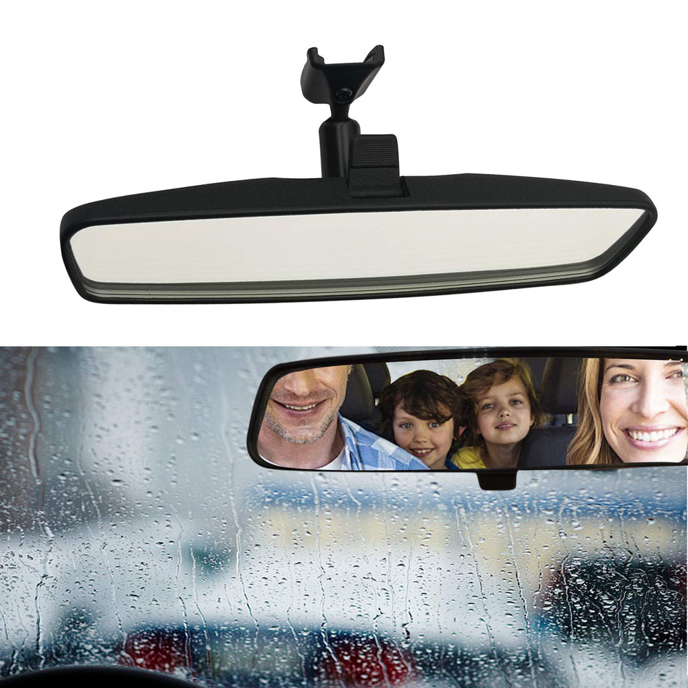 JINGEA front view mirror showing full 10.5-inch reflective surface and OEM styling benefit