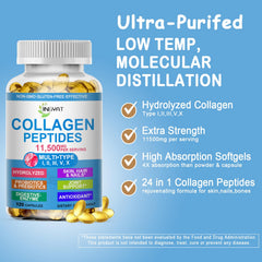 JINGYAT textura y contenido de softgel destacando colágeno hidrolizado