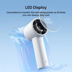 JISULIFE Life10S pantalla LED indicando nivel de batería y control