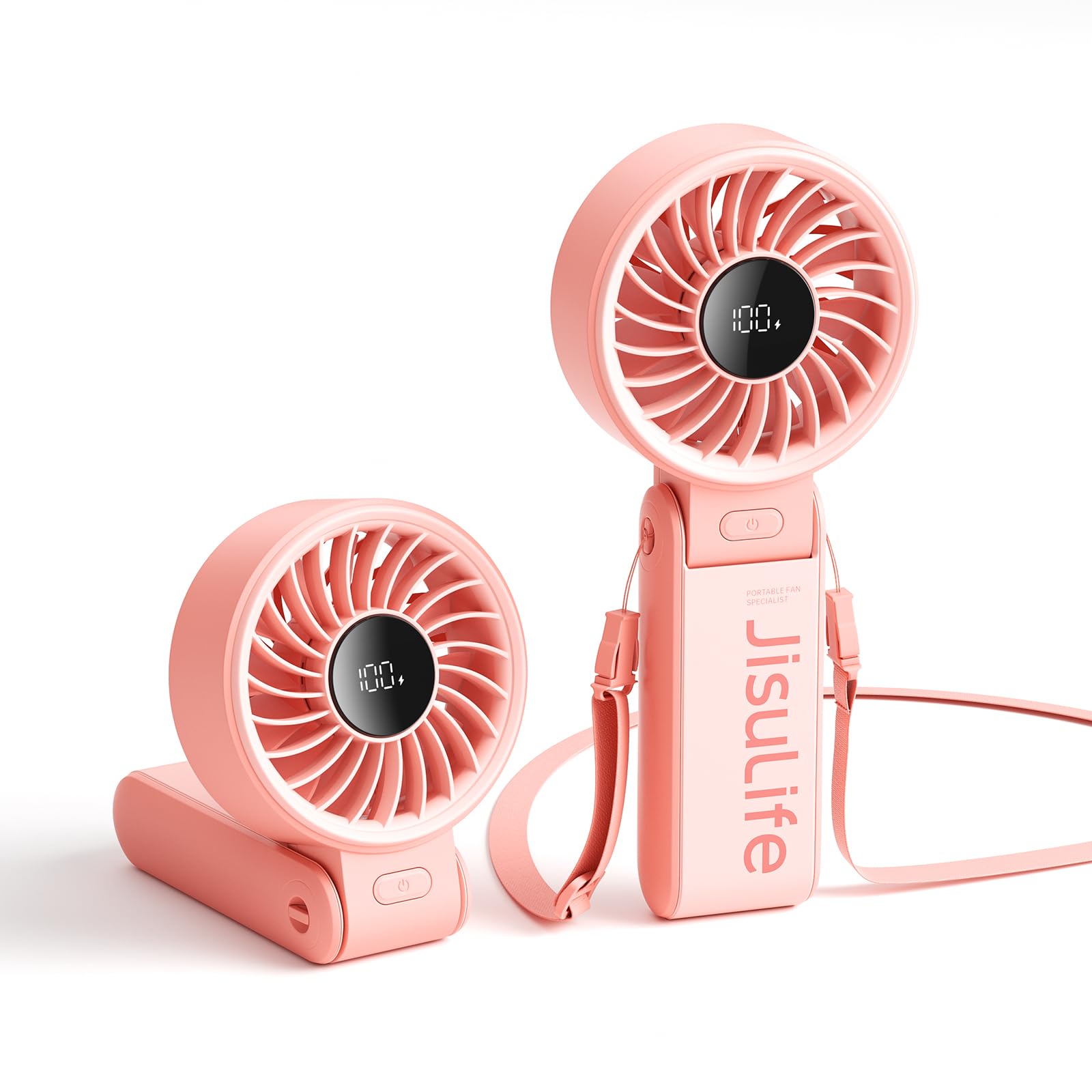 JISULIFE Life7 frontal rosa mostrando diseño y portabilidad