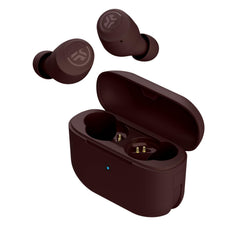 JLab Go Air Pop+ box front showing earbuds and case, appealing unboxing benefit