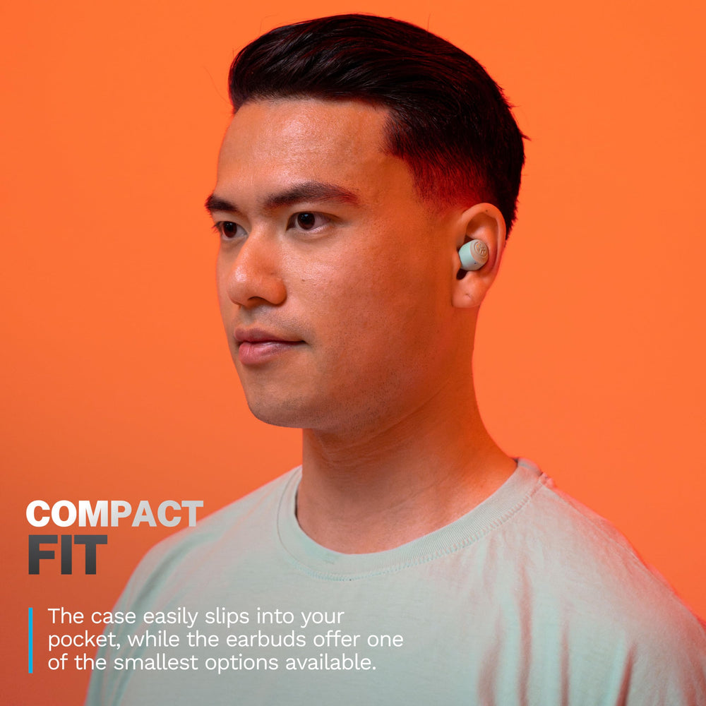 JLab Go Air Pop+ pantalla de app EQ3 con ajustes personalizados de sonido