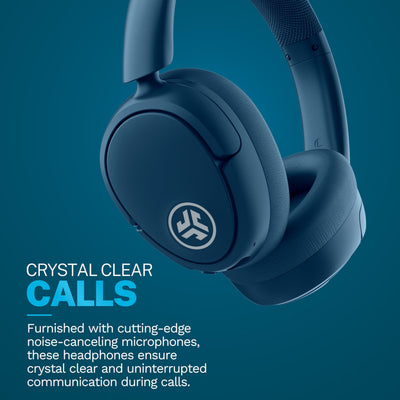 JLab JBuds Lux ANC etiqueta Limited Edition Navy resaltando acabado exclusivo y estilo