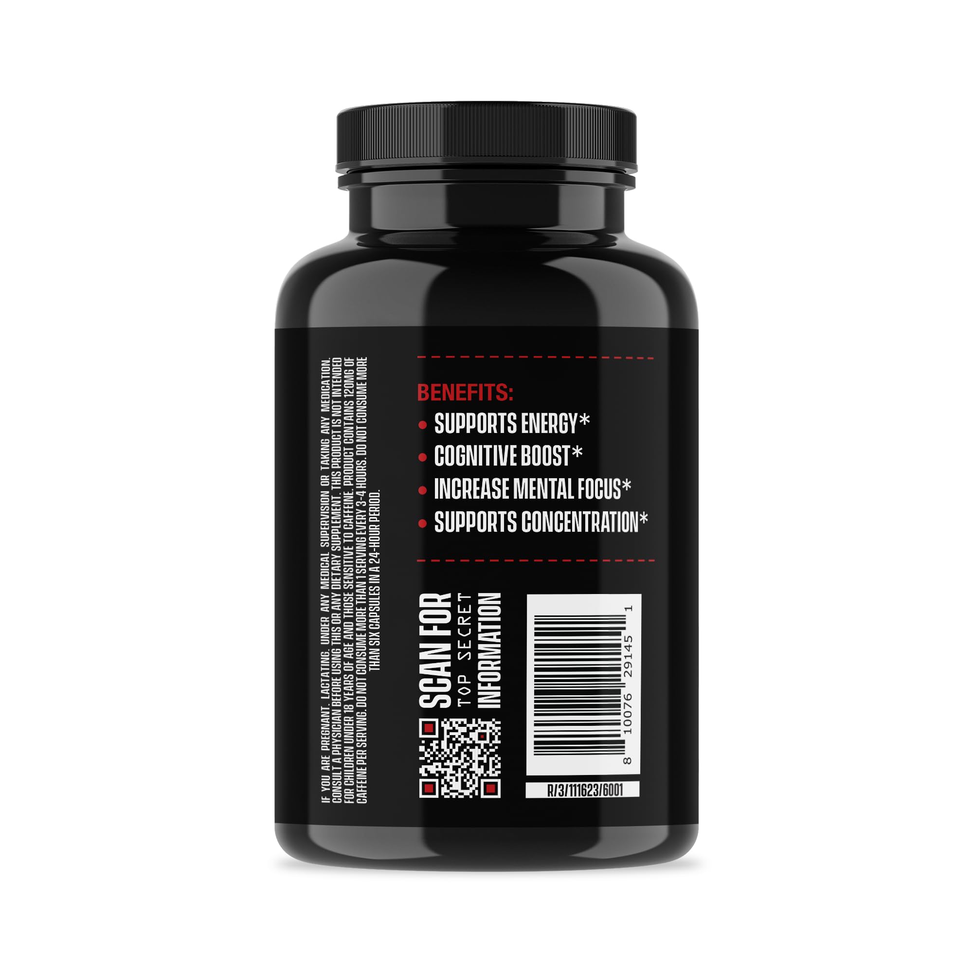 Jocko Fuel etiqueta con ingredientes resaltados y ventaja de transparencia