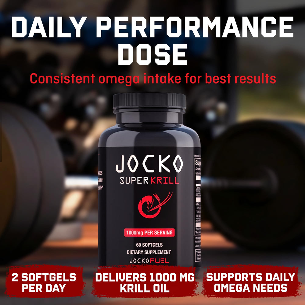 Jocko Fuel etiqueta con información nutricional y contenido de DHA/EPA