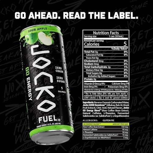 Origin Jocko Fuel GO pack de 12 en escritorio entre cuadernos y portátil para productividad