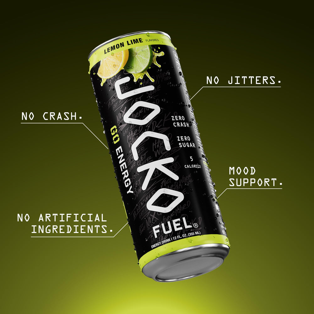 Origin Jocko Fuel GO vertido en vaso mostrando burbujeo y frescura