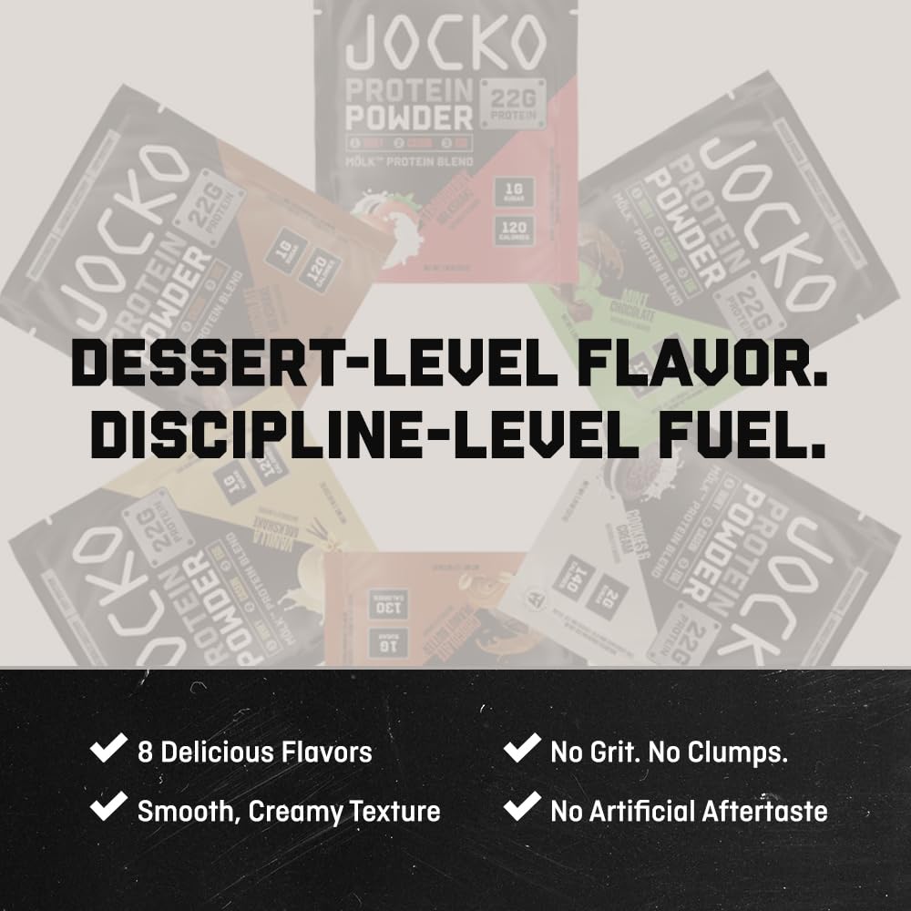jocko fuel mezcla de ingredientes en cuenco resaltando calidad de proteínas