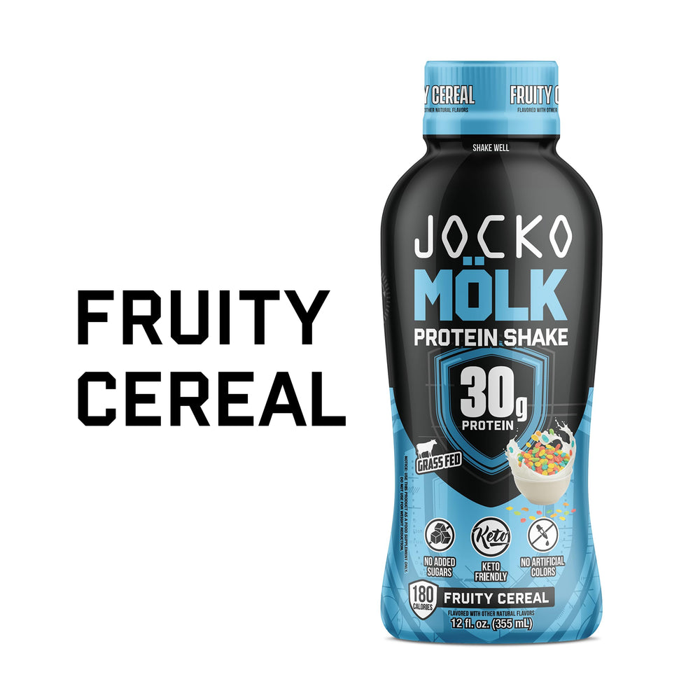 Jocko Fuel pack de 12 unidades en caja, presentación lista para almacenar y consumo frecuente