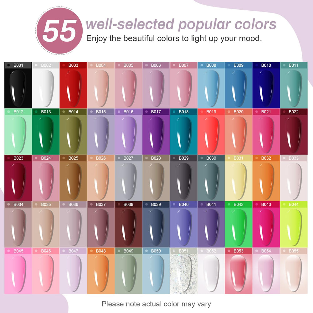 JODSONE paleta abierta con 55 colores para combinaciones creativas