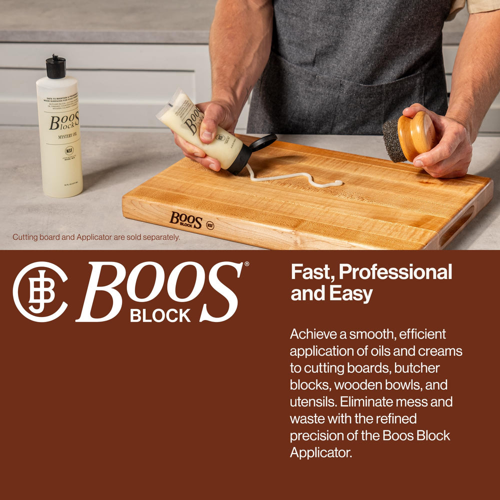 John Boos etiqueta del aceite mineral de grado alimentario clara