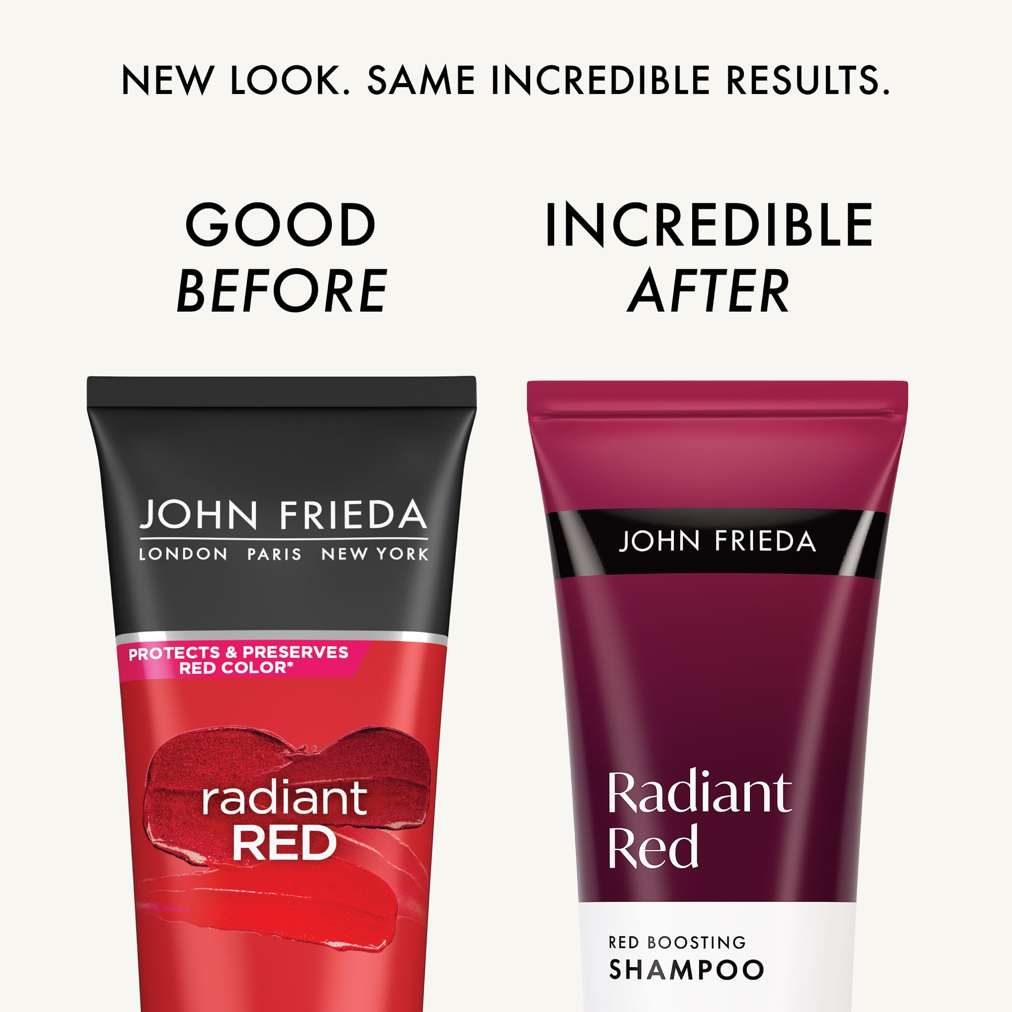 John Frieda textura del champú formando espuma que limpia sin decolorar