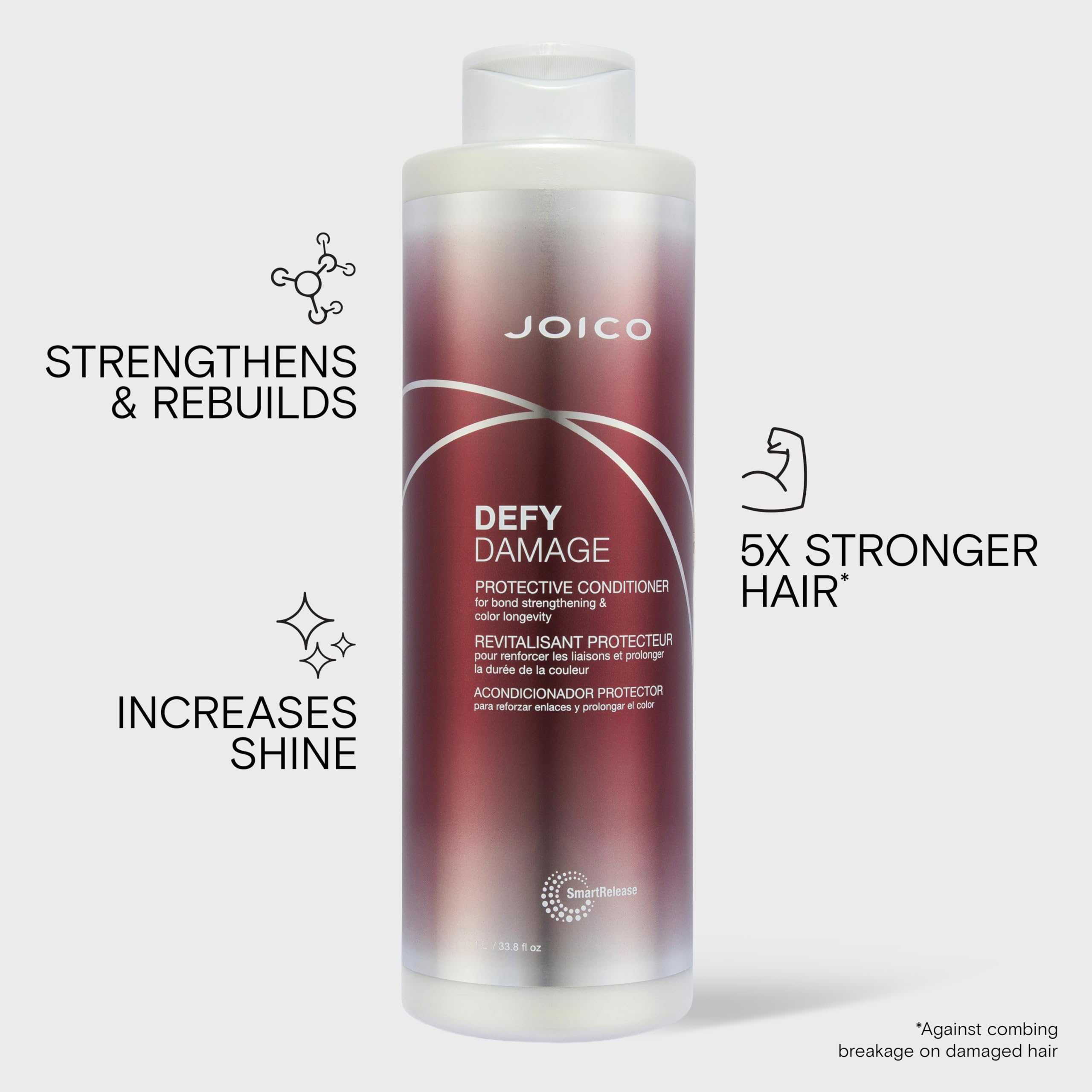 Joico aplicación en cabello húmedo para hidratación y menos quiebre