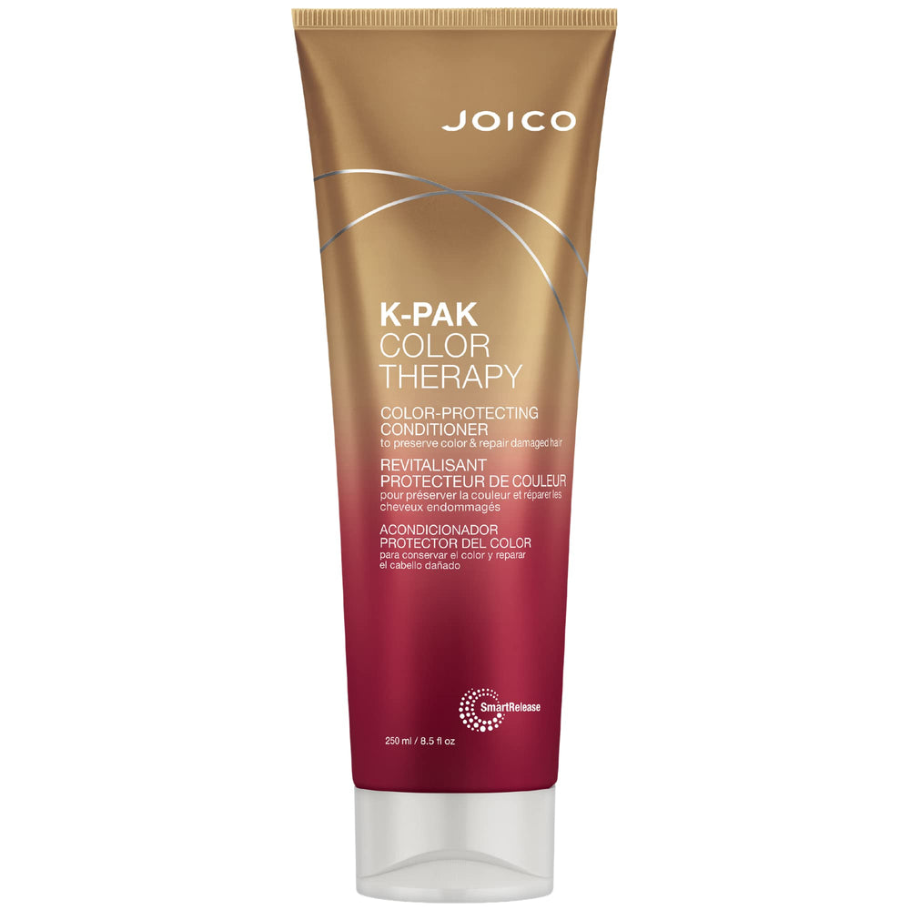 Joico envase frontal del acondicionador mostrando protección del color