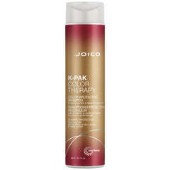 Joico envase frontal del champú mostrando marca y beneficio de protección del color