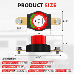 Joinfworld detalle de bornes M10 de cobre mostrando conductividad y robustez