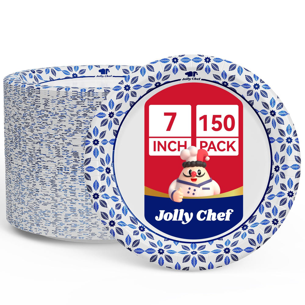 JOLLY CHEF empaque frontal mostrando 150 platos, ahorro y conveniencia